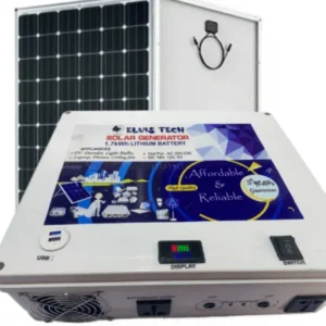 1.9kWh Solar Generator with (3) 300w Solar Panel & MPPT Charge Controller [Full Package]